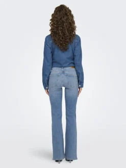 Only Jeans*ONLANN MID FLARED DNM SOO611 NOOS Light Blue Denim