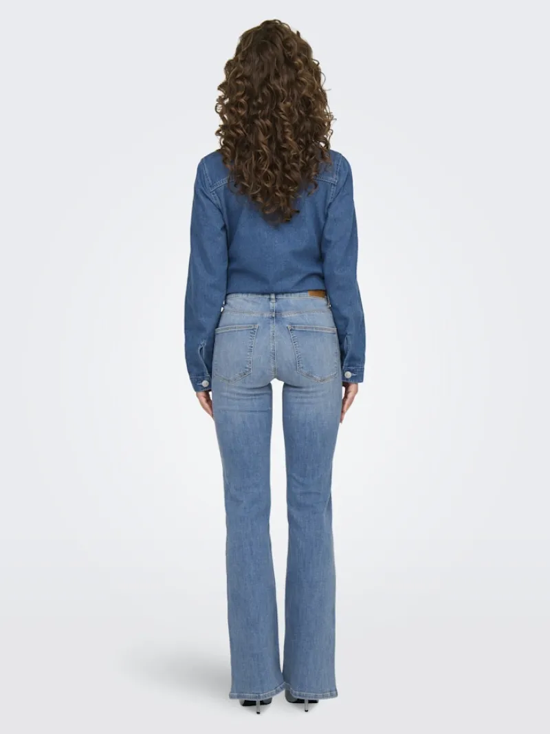 Only Jeans*ONLANN MID FLARED DNM SOO611 NOOS Light Blue Denim