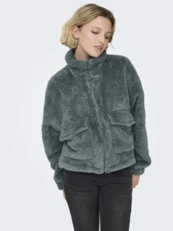 Only Jacken*ONLANNA CONTACT LIFE SOL JACKET CC OTW Balsam Green