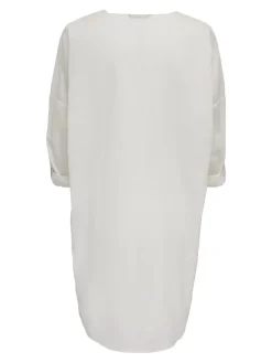 Only Blusen*ONLAPELDOORN SOLID V-NECK L/S SHIRT NOOS Cloud Dancer