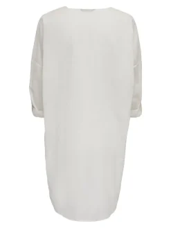 Only Blusen*ONLAPELDOORN SOLID V-NECK L/S SHIRT NOOS Cloud Dancer