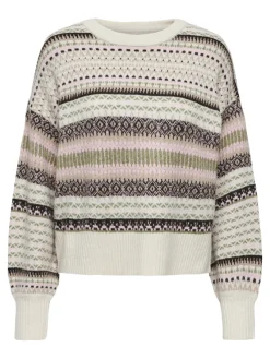 Only Pullover & Sweatshirts*ONLARIANNE L/S PULLOVER KNT NOOS pumice stone1