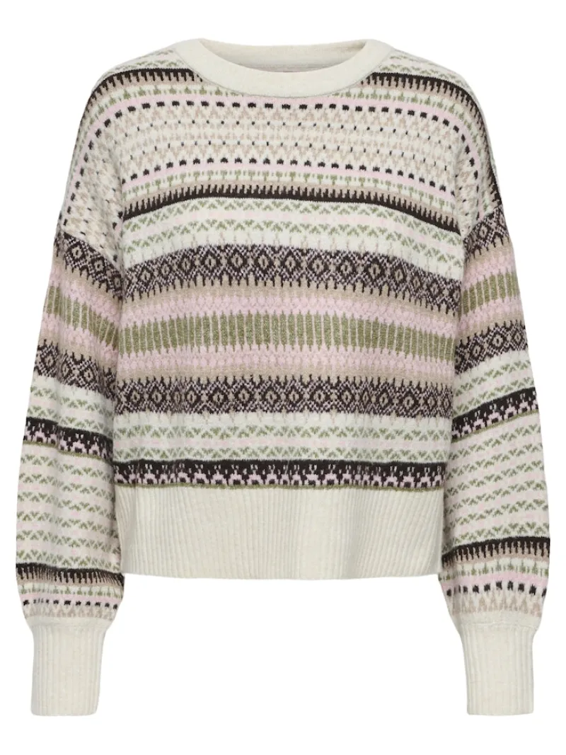 Only Pullover & Sweatshirts*ONLARIANNE L/S PULLOVER KNT NOOS pumice stone1