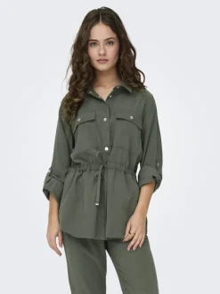 Only Jacken*ONLARIS LIFE 4/5 FEM CARGO JACKET CC WVN kambaba