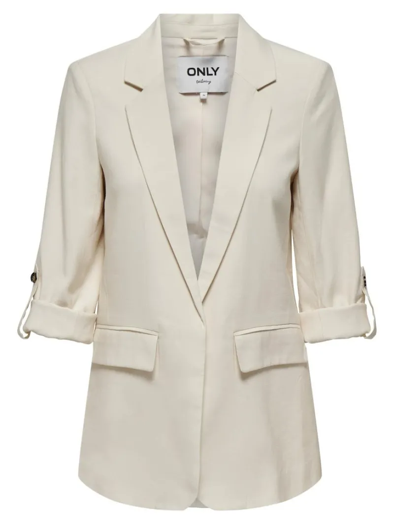 Only Jacken*ONLARIS LIFE 3/4 LOOSE BLAZER CC WVN birch