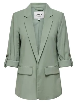 Only Jacken*ONLARIS LIFE 3/4 LOOSE BLAZER CC WVN lily pad