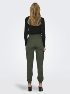 Only Hosen*ONLARIS LIFE HW PB CARGO PANT CC WVN kambaba