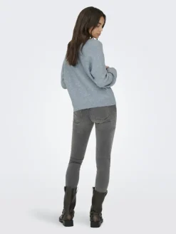 Only Pullover & Sweatshirts*ONLARIZONA LS SEQUINS V-NECK PUL KNT arona