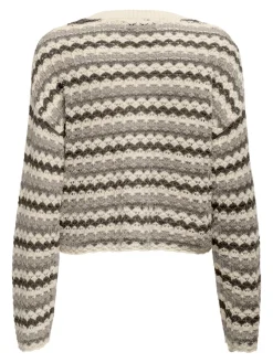 Only Pullover & Sweatshirts*ONLASA LS O-NECK KNT NOOS birch1