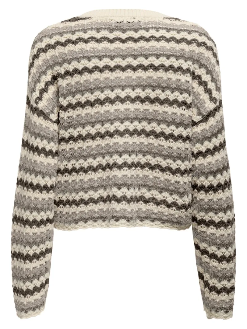 Only Pullover & Sweatshirts*ONLASA LS O-NECK KNT NOOS birch1