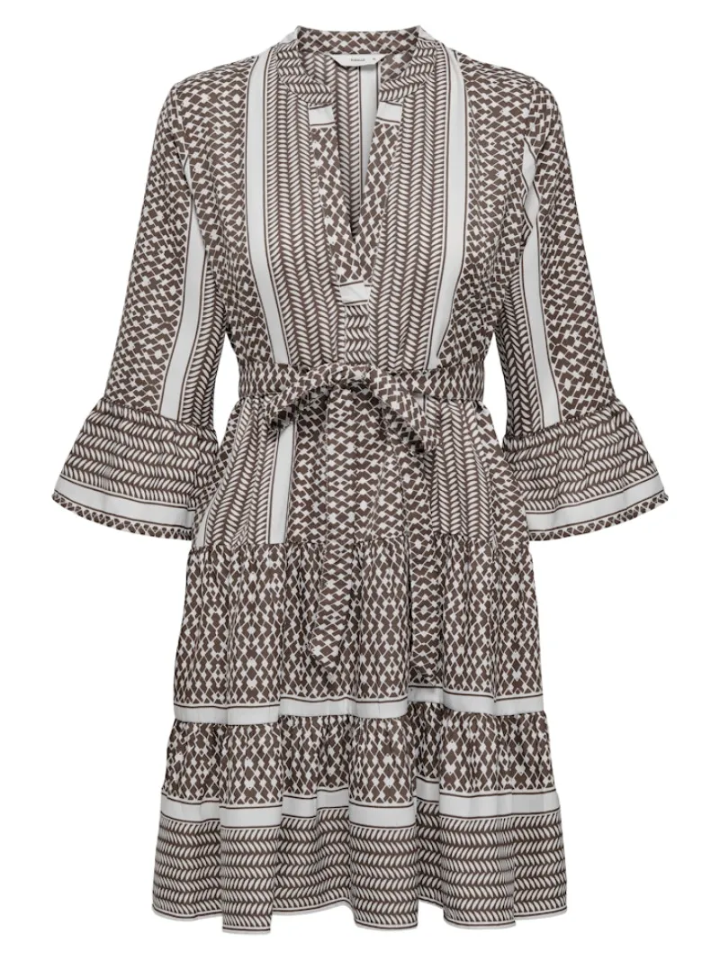 Only Kleider*ONLATHENA LIFE 3/4 SHORT DRESS WVN NOOS rose brown