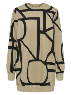 Only Pullover & Sweatshirts*ONLAUDRINA L/S OVERSIZE O-NECK SWT Nomad