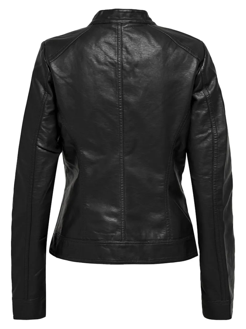 Only Jacken*ONLBANDIT FAUX LEATHER BIKER OTW NOOS Black
