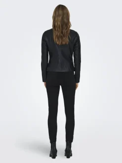 Only Jacken*ONLBANDIT FAUX LEATHER BIKER OTW NOOS Black