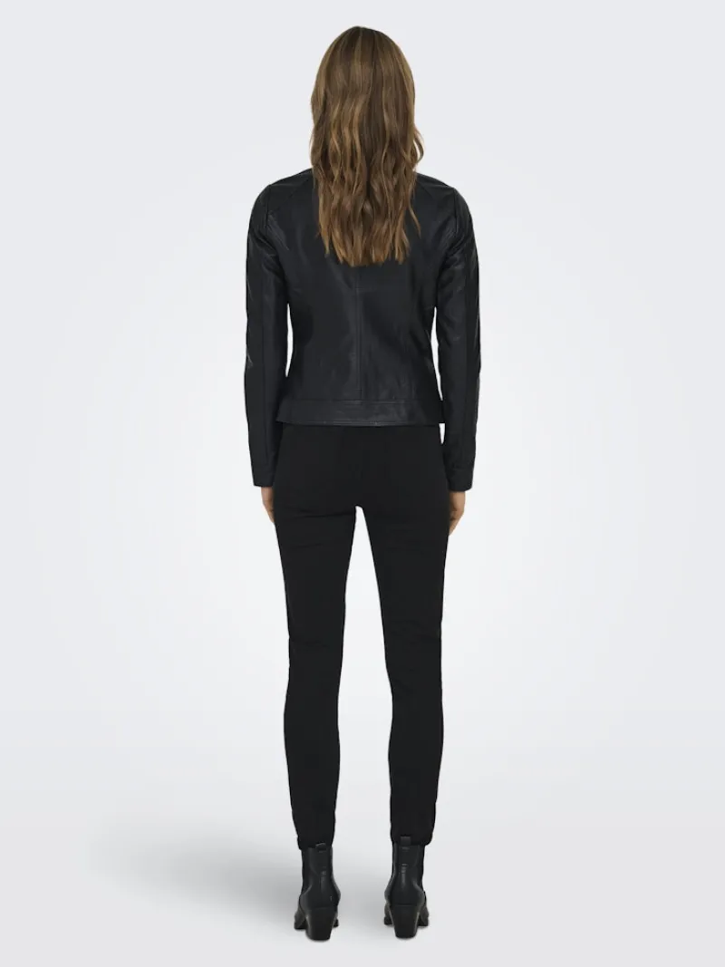 Only Jacken*ONLBANDIT FAUX LEATHER BIKER OTW NOOS Black