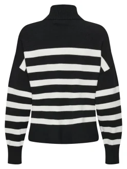 Only Pullover & Sweatshirts*ONLBARIA LS HIGHNECK CC KNT Black