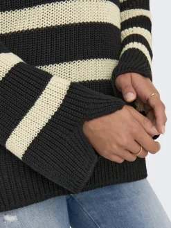 Only Pullover & Sweatshirts*ONLBELLA LIFE LS HIGH NECK KNT black2