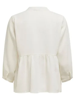 Only Blusen*ONLBLOOM 3/4 TOP NOOS WVN Cloud Dancer