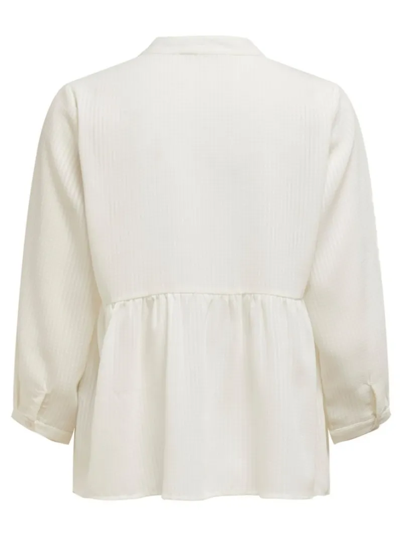 Only Blusen*ONLBLOOM 3/4 TOP NOOS WVN Cloud Dancer