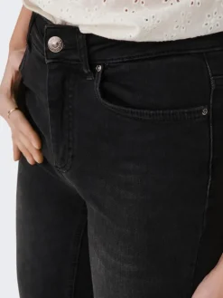 Only Jeans*ONLBLUSH HW SK ANK RW DNM REA005 Washed Black