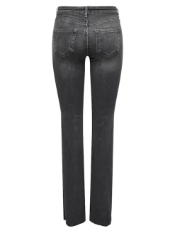 Only Jeans*ONLBLUSH HW SLIT FLR RW DNM REA109 NOOS Black Denim