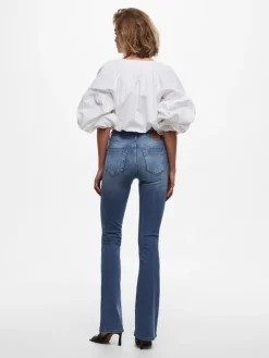 Only Jeans*ONLBLUSH MID FLARED DNM REA1319 NOOS Medium Blue Denim