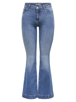 Only Jeans*ONLBLUSH MID RETROFLARED DNM DIA550 NOOS Medium Blue Denim
