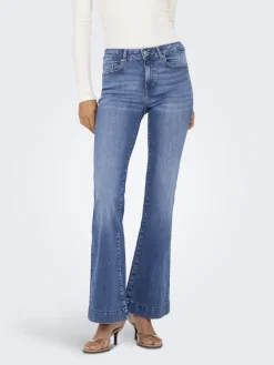 Only Jeans*ONLBLUSH MID RETROFLARED DNM DIA550 NOOS Medium Blue Denim
