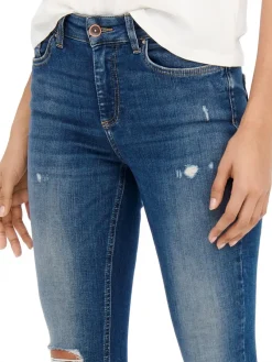 Only Jeans*ONLBLUSH MID SK AK RW DT DNM REA221 NOOS Dark Medium Blue Denim