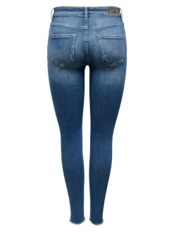 Only Jeans*ONLBLUSH MID SK AK RW DT DNM REA221 NOOS Dark Medium Blue Denim