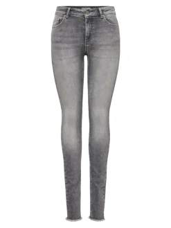 Only Jeans*ONLBLUSH MID SK ANK RW DNM REA0918 NOOS Grey Denim