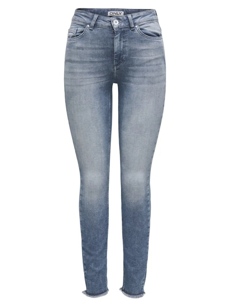 Only Jeans*ONLBLUSH MID SK ANK RW DNM REA158 special blue grey denim