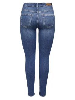 Only Jeans*ONLBLUSH MID SK ANK RW DNM REA1319 NOOS Medium Blue Denim