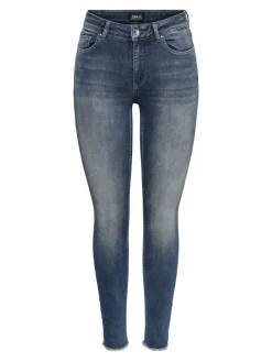 Only Jeans*ONLBLUSH MID SK ANK RW DNM REA422 NOOS special blue grey denim