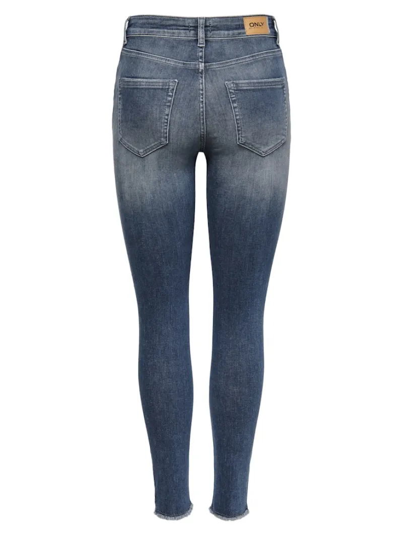 Only Jeans*ONLBLUSH MID SK ANK RW DNM REA422 NOOS special blue grey denim