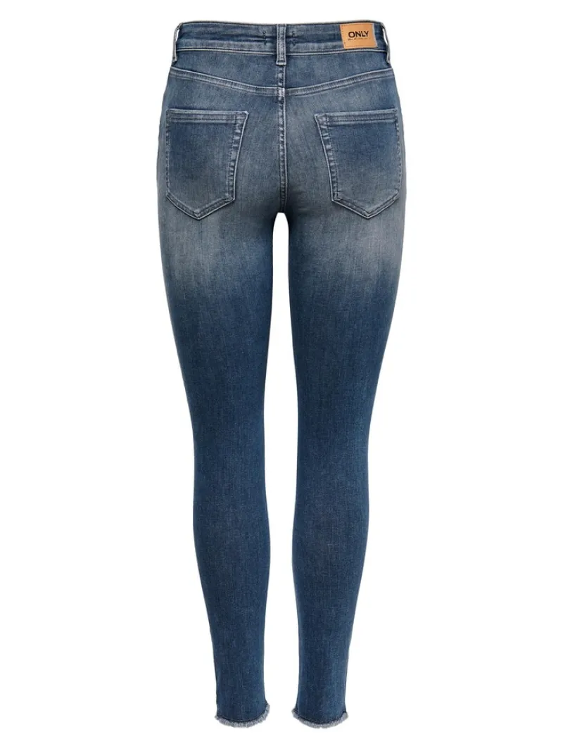 Only Jeans*ONLBLUSH MID SK ANK RW DNM REA422 NOOS special blue grey denim