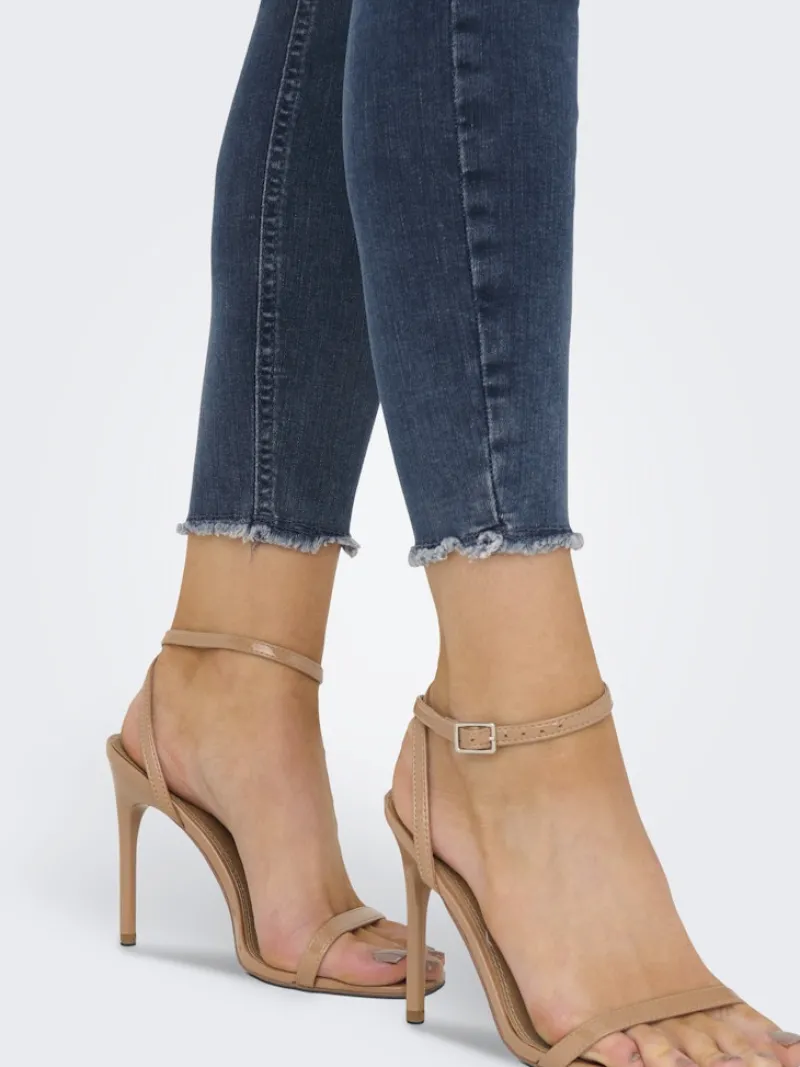 Only Jeans*ONLBLUSH MID SK ANK RW DNM REA422 NOOS special blue grey denim