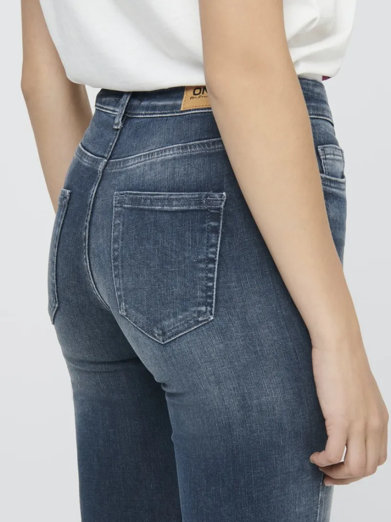 Only Jeans*ONLBLUSH MID SK ANK RW DNM REA422 NOOS special blue grey denim