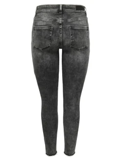 Only Jeans*ONLBLUSH MID SK ANKLE RW DNM DOT227 NOOS Dark Grey Denim