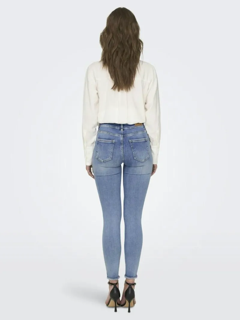 Only Jeans*ONLBLUSH MID SK RW AK DT DNM REA213 NOOS Light Blue Denim