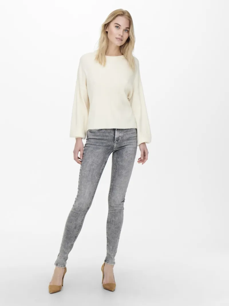 Only Jeans*ONLBLUSH MID SK TAI918 NOOS Light Grey Denim