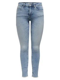 Only Jeans*ONLBLUSH MID SKIN ANK RW DNM CRO349 NOOS light medium blue denim