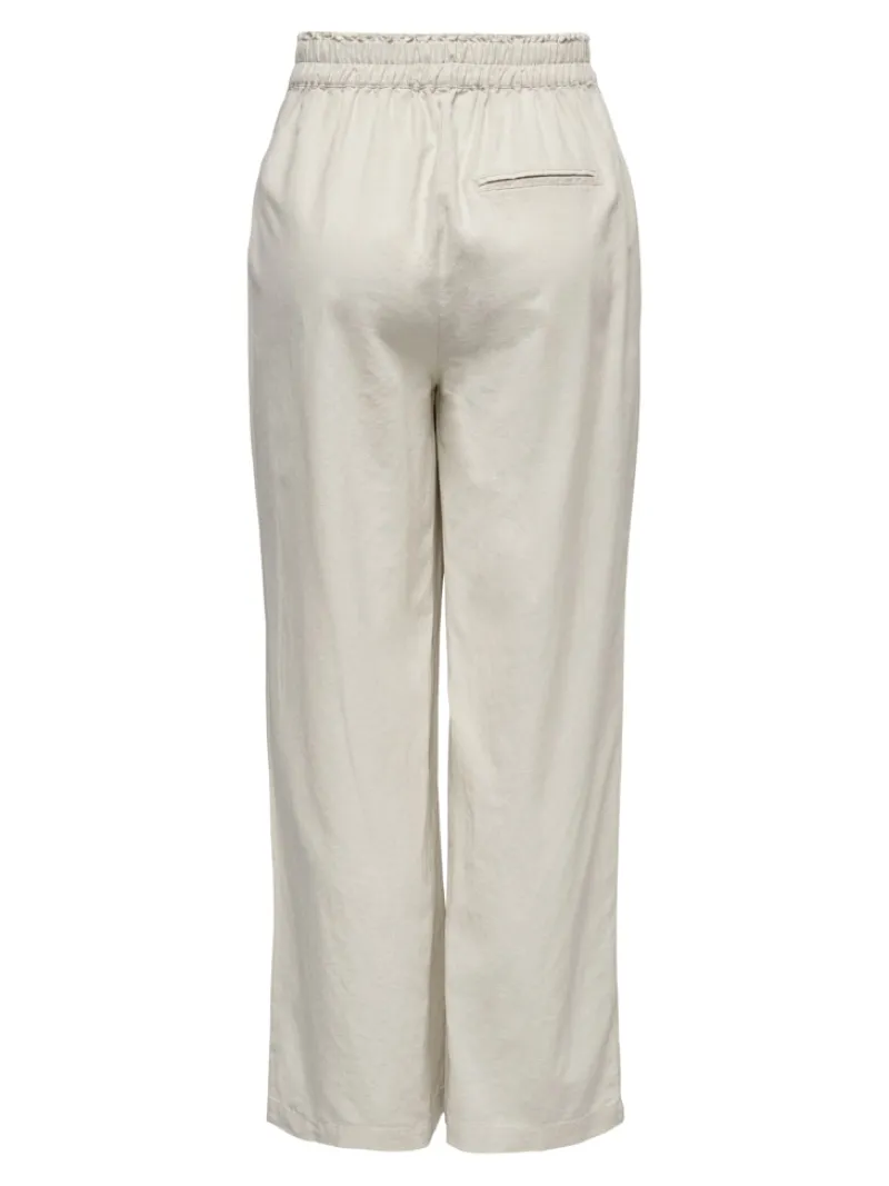 Only Hosen*ONLBRUXELLES HW LINEN BLEN PANT PNT NOOS moonbeam