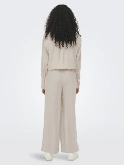 Only Hosen*ONLBRUXELLES HW LINEN BLEN PANT PNT NOOS moonbeam