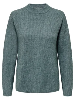 Only Pullover & Sweatshirts*ONLCAMILLA O-NECK L/S PULLOVER NOOS KNT Balsam Green