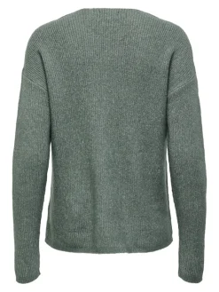 Only Pullover & Sweatshirts*ONLCAMILLA V-NECK L/S PULLOVER KNT NOOS Laurel Wreath