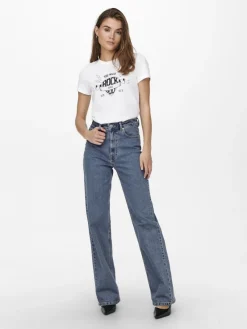 Only Jeans*ONLCAMILLE EX HW WIDE DNM NOOS Medium Blue Denim