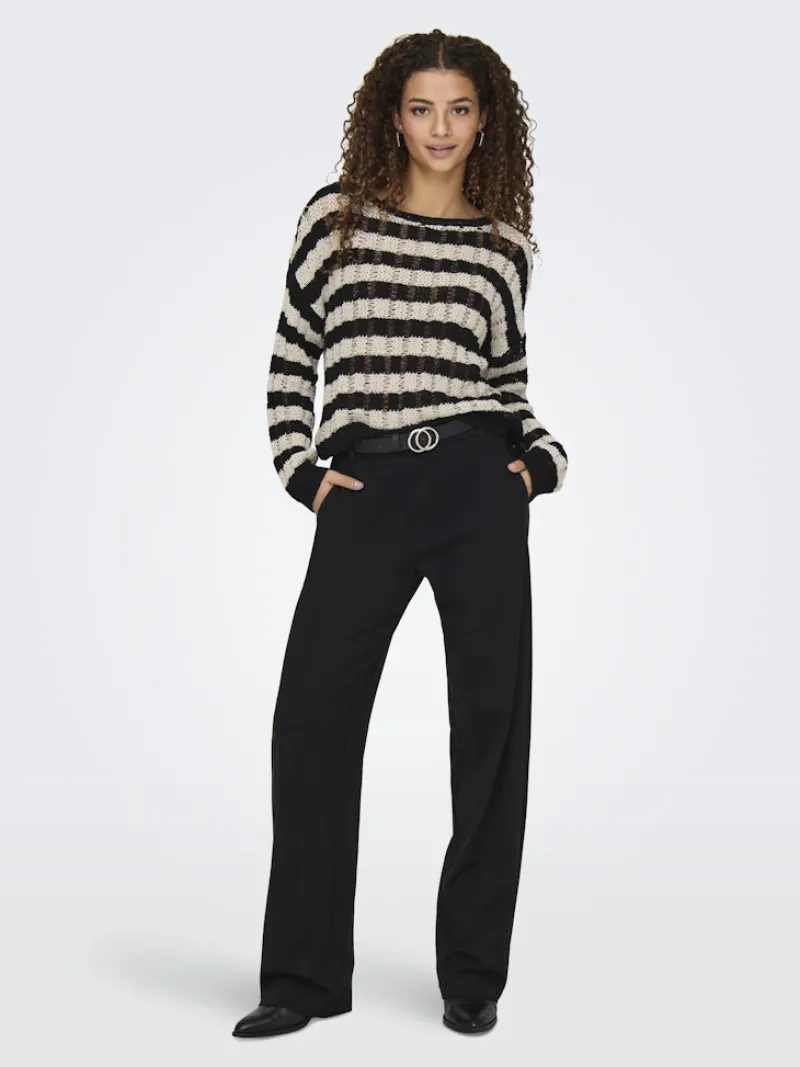 Only Pullover & Sweatshirts*ONLCAPRI LS O-NECK CC KNT Black