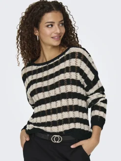 Only Pullover & Sweatshirts*ONLCAPRI LS O-NECK CC KNT Black