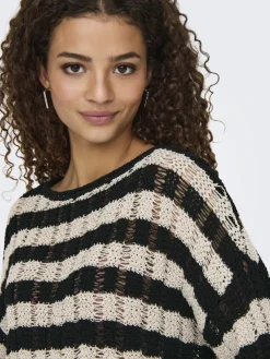 Only Pullover & Sweatshirts*ONLCAPRI LS O-NECK CC KNT Black